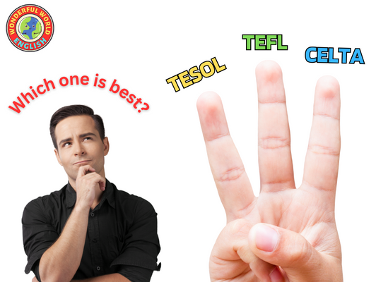 CELTA vs. TEFL vs. TESOL