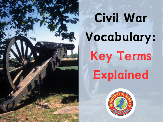 Civil war vocabulary