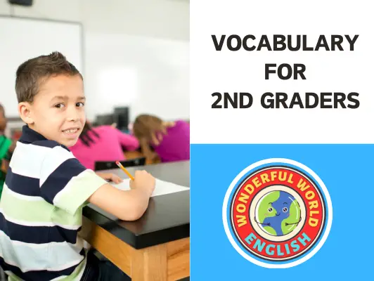 Vocabulary Words for 2nd Graders