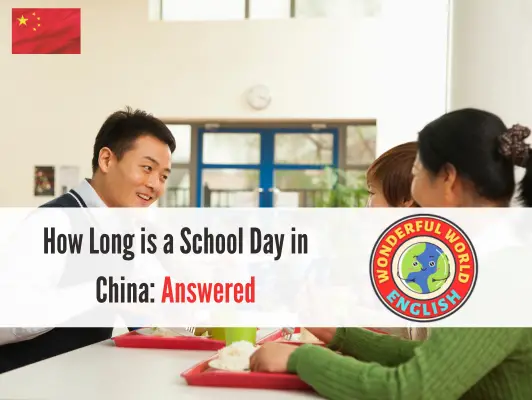How long is a school day in China