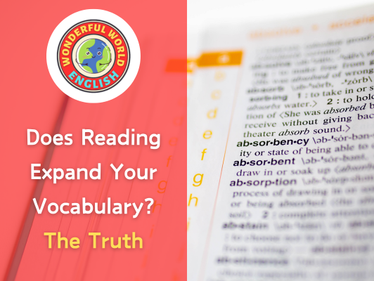 Does reading expand vocabulary