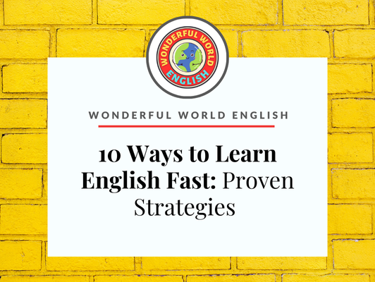 10 ways to learn English